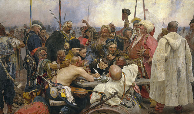 Reply of the Zaporozhian Cossacks - Ilya Repin