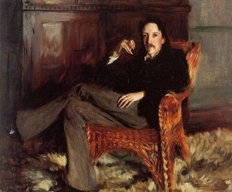 Robert Louis Stevenson seated - John Singer Sargent