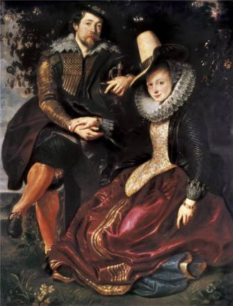 Rubens and Isabella Brant in the Bower of Honeysuckle - Peter Paul Rubens
