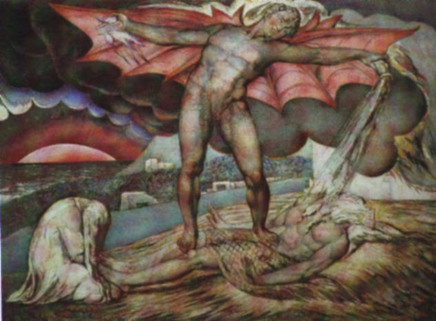 Satan Inflicting Boils on Job - William Blake