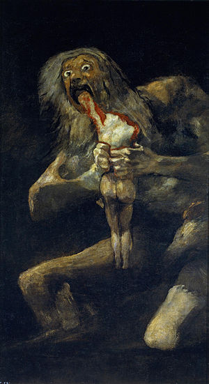 Saturn Devouring His Son - Francisco Goya