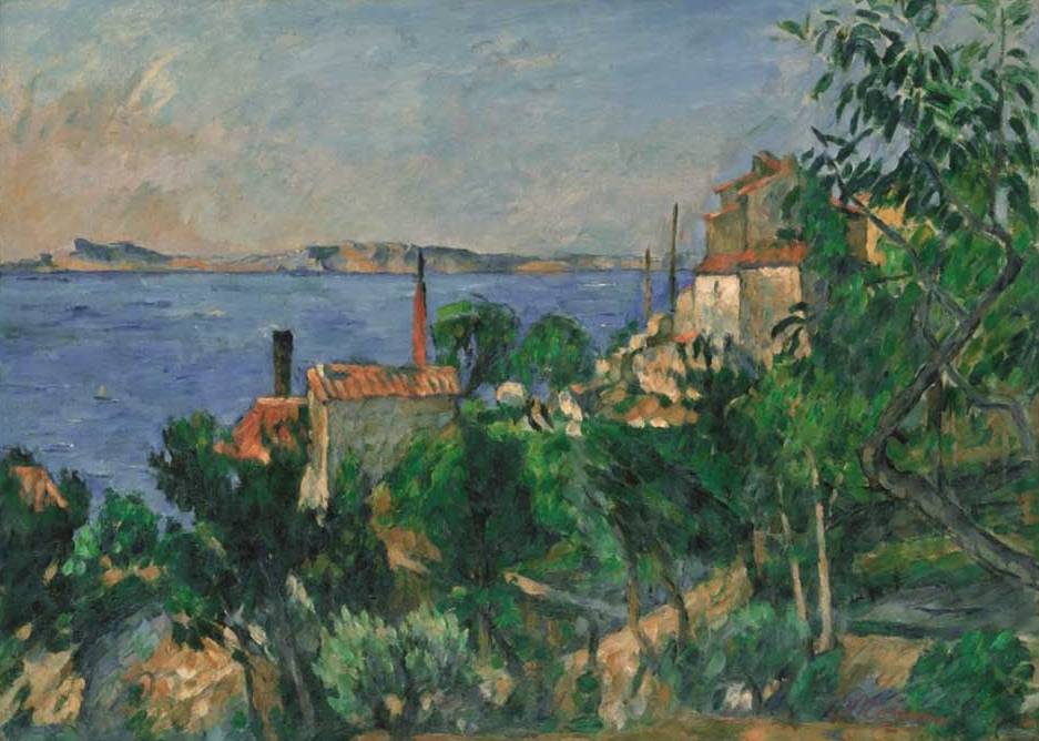 Sea at l'Estaque - Paul Cezanne