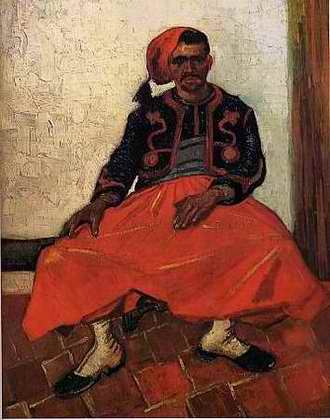The Seated Zouave - Vincent van Gogh