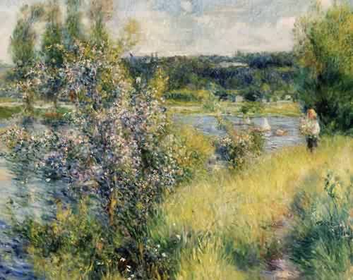 The Seine at Chatou - Pierre Auguste Renoir