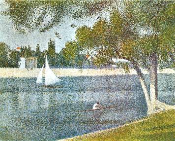 Seine at Grande Jatte - Georges Seurat
