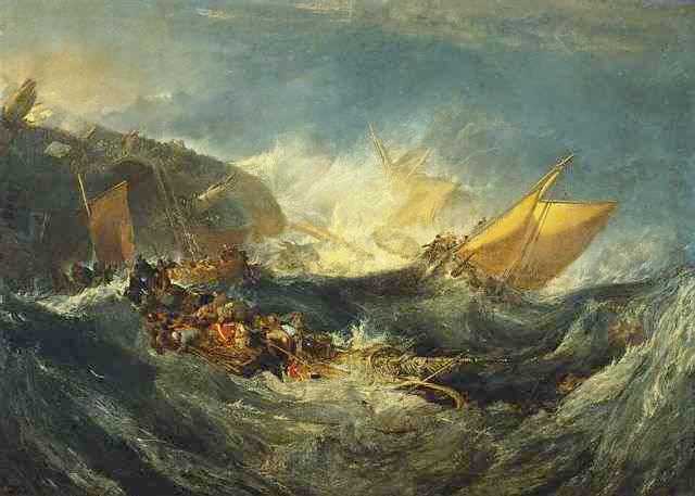 Shipwreck of the Minotaur - Joseph Mallord William Turner