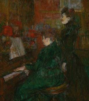 Singing Lesson II - Henri de Toulouse Lautrec
