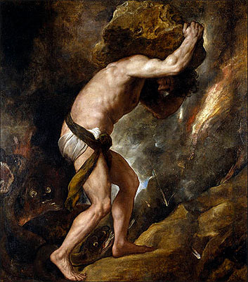 Sisyphus - Tiziano Titian Vecellio