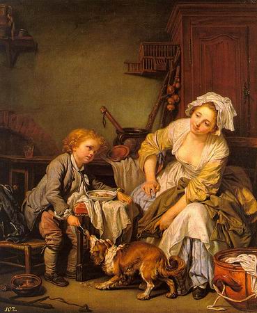 The Spoiled Child - Jean Baptiste Greuze