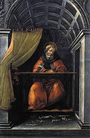 St. Augustine in His Cell - Sandro Botticelli