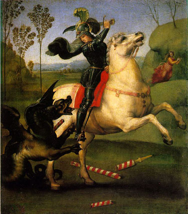 St. George - Raffaello Raphael Sanzio