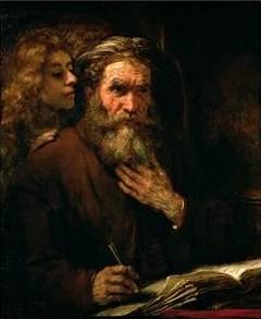 St. Mathew and Angel - Rembrandt van Rijn