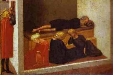 St. Nicholas Saving Three Sisters from Prostitution - Masaccio