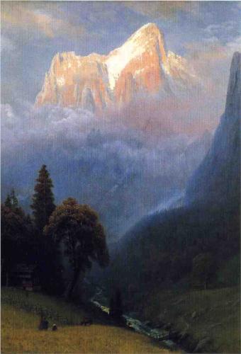 Storm Among the Alps - Albert Bierstadt