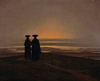 Sunset - Caspar David Friedrich