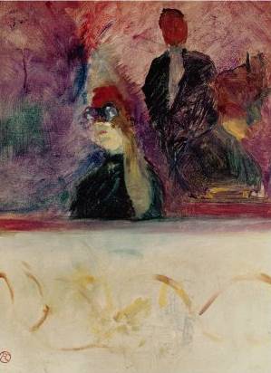 Theatre Box with the Gilded Mask - Henri de Toulouse Lautrec