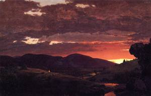 Twilight 1850 - Frederic Edwin Church