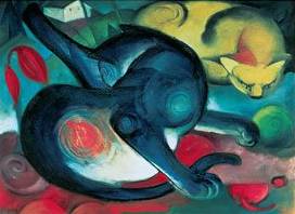 Two Cats - Franz Marc