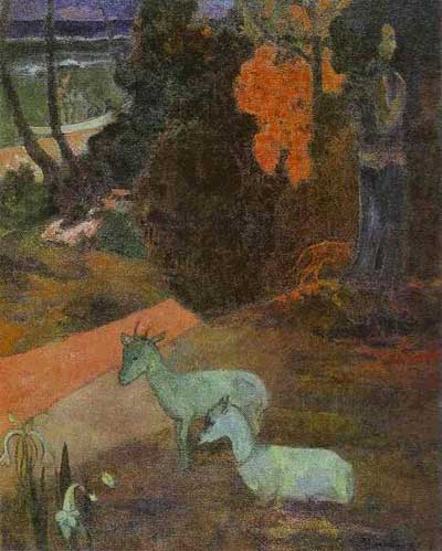 Two Goats (Tarari Maruru) - Paul Gauguin