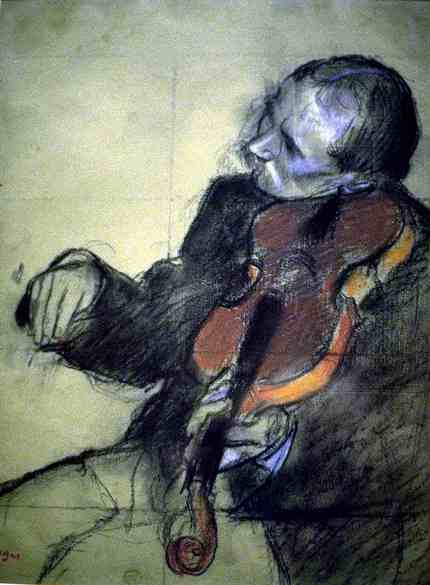Violinist - Edgar Degas