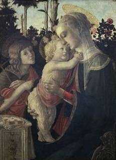 Virgin and Child with John the Baptist - Sandro Botticelli