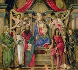 Virgin and Child with Saints - Sandro Botticelli