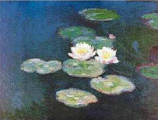 Water Lilies with Night Effects - Claude Monet