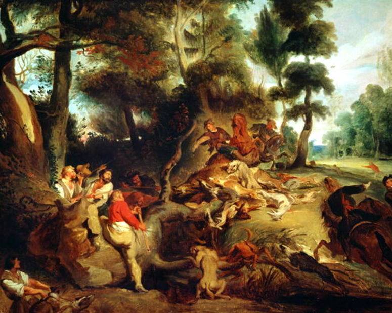 Boar Hunt - Peter Paul Rubens
