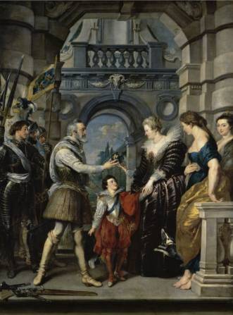 Institution of the Regency - Peter Paul Rubens