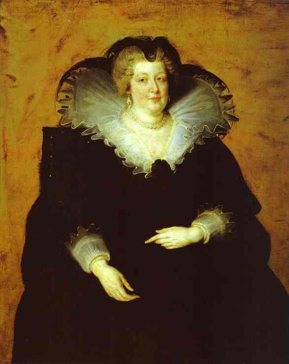 Portrait of Marie de' Medici - Peter Paul Rubens