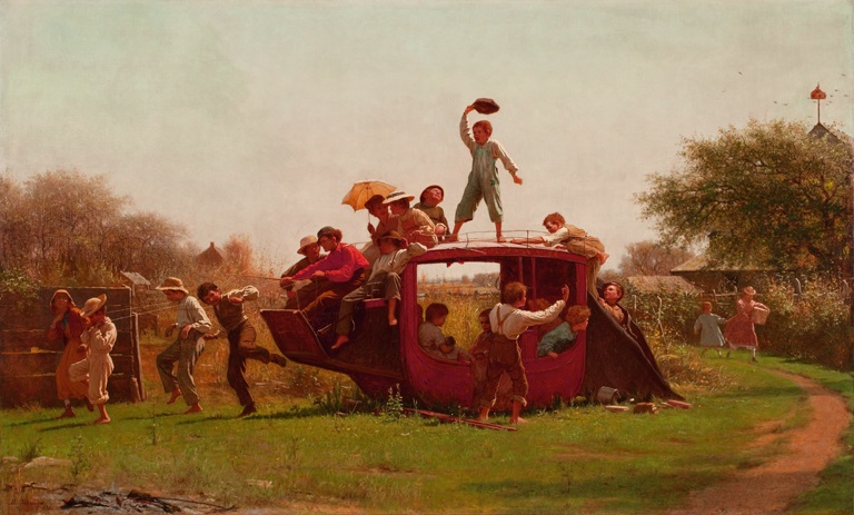 Old Stage Coach - Eastman Johnson