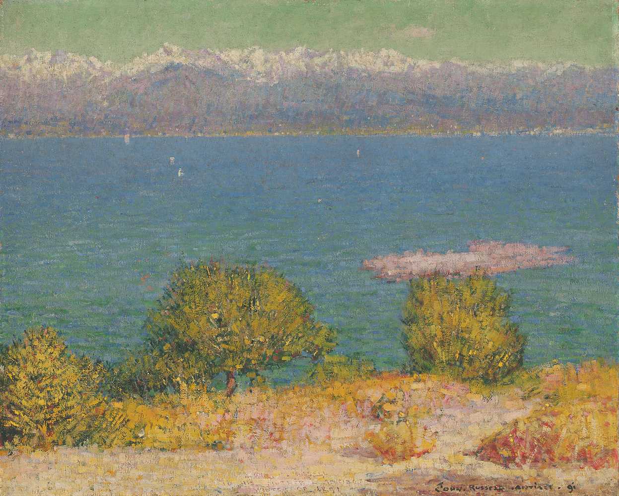 Landscape, Antibes The Bay of Nice - John Peter Russell