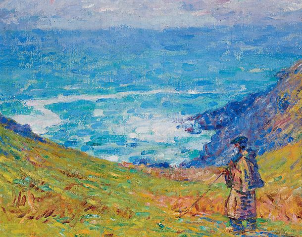 Pecheur Sur Falaise - John Peter Russell