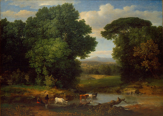 A Bit of the Roman Aqueduct 1852 - George Inness