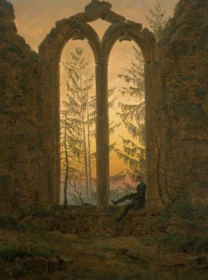 A Dreamer - Caspar David Friedrich