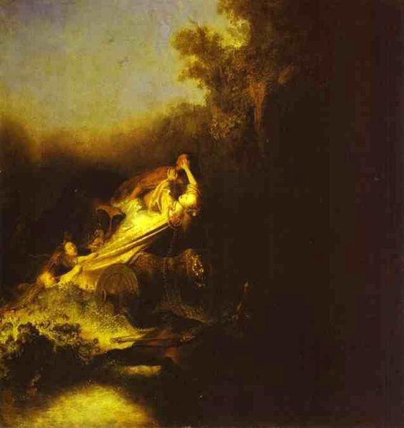 Abduction of Proserpine - Rembrandt van Rijn