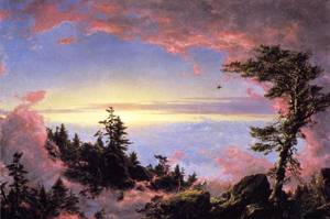 Above the Clouds at Sunrise - Frederic Edwin Church