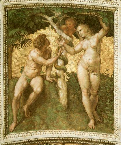 Adam and Eve - Raffaello Raphael Sanzio