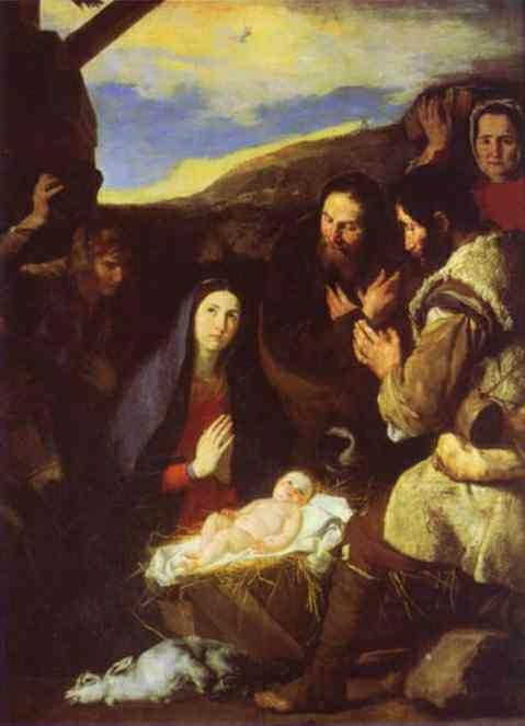 Adoration of the Shepherds - Jose de Ribera