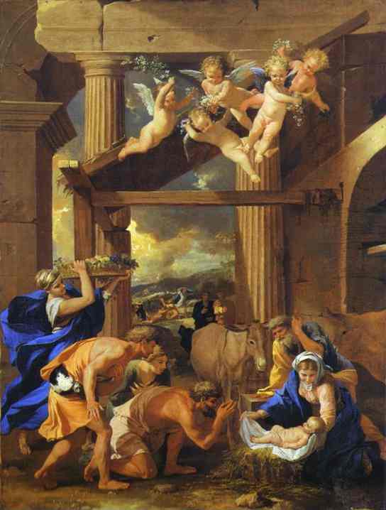 Adoration of the Shepherds - Nicolas Poussin