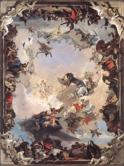 Allegory of the Planets and Continents - Giovanni Tiepolo