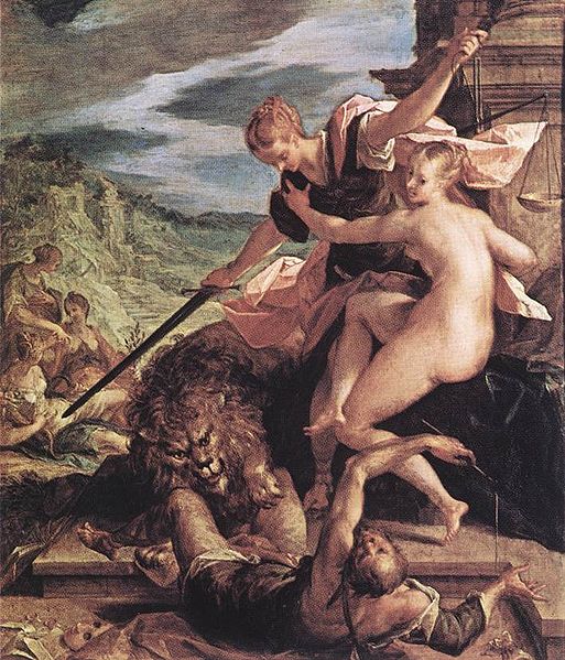 Allegory or The Triumph of Justice - Hans Von Aachen