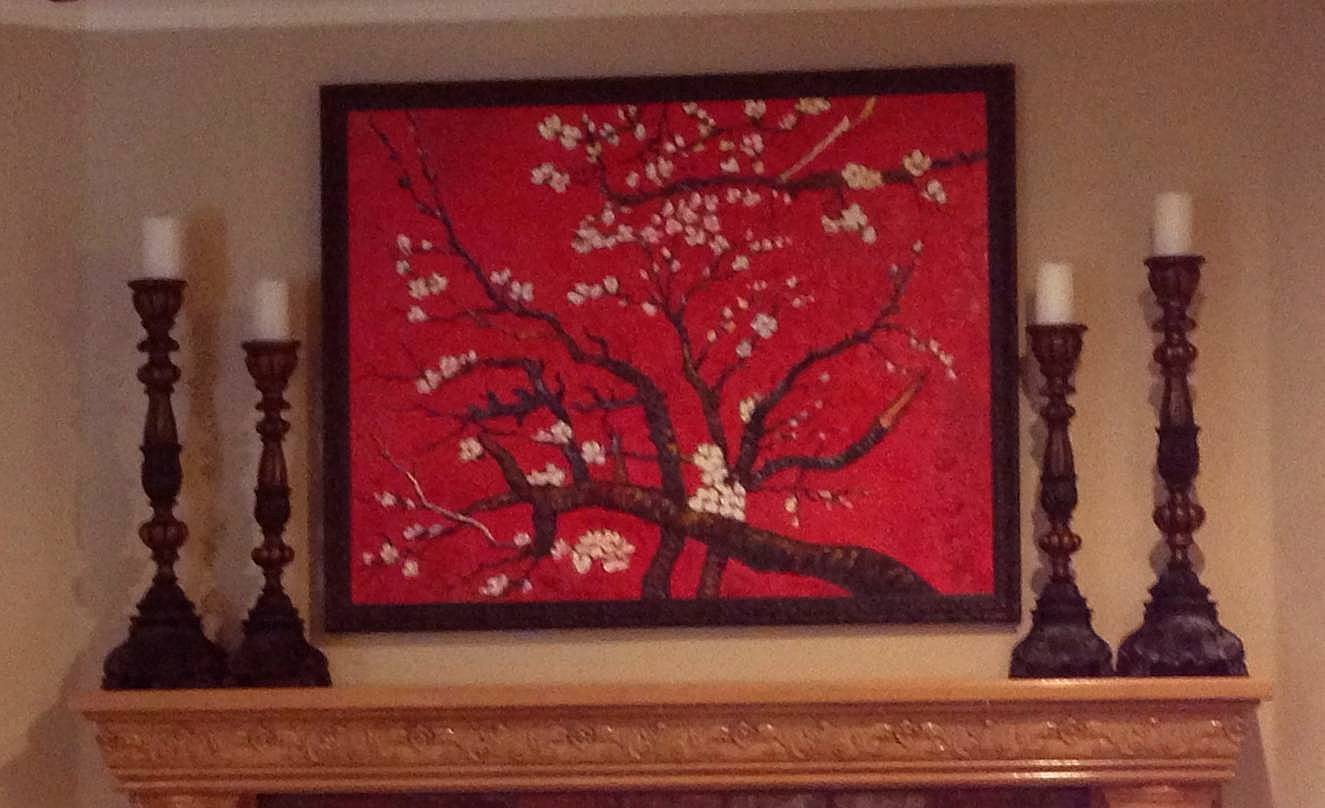 Alomd Blossom (in red) - Vincent Van Gogh