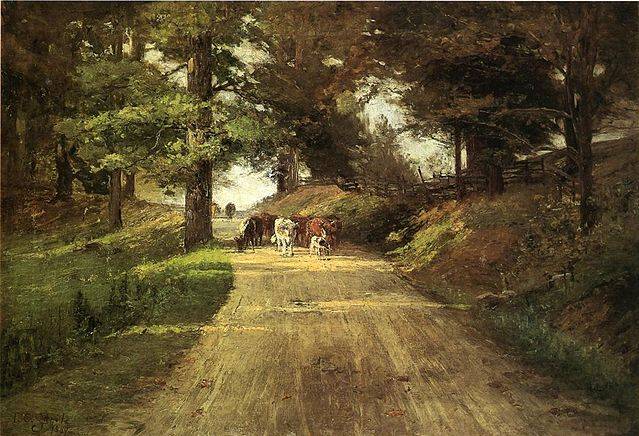 An Indiana Road - Theodore Clement Steele