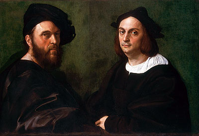 Andrea Navagero and Agostino Beazzano - Raffaello Raphael Sanzio