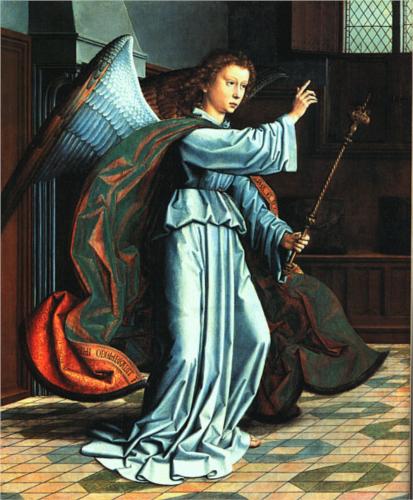 Angel of the Annunciation - Gerard David