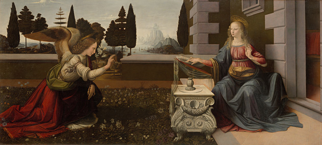 Annunciation - Leonardo da Vinci