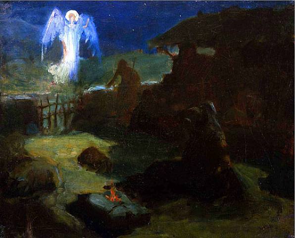 Annunciation to the Shepherds - Henry Ossawa Tanner