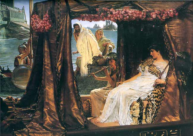 Anthony and Cleopatra - Lawrence Alma Tadema