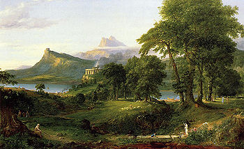 Arcadian or Pastoral State Course of Empire - Thomas Cole